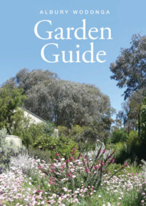 Albury Wodonga Garden Guide cover. Contains tips for gardens that suit people and create habitat for animals, too.